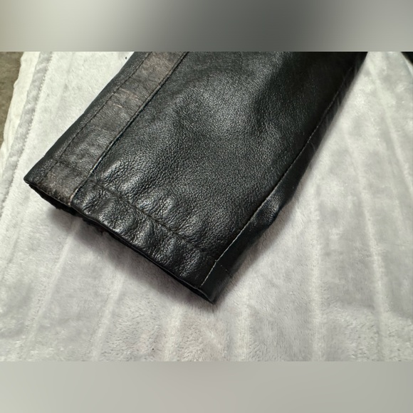 Wilsons Leather Mens Black Leather Jacket Size XXL - Picture 4 of 15